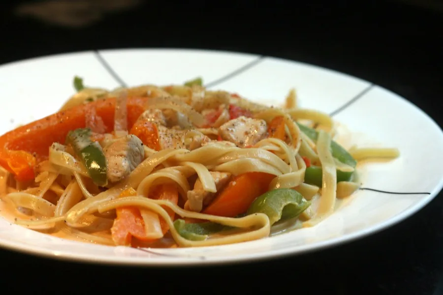 cajun chicken pasta — representative food photograph